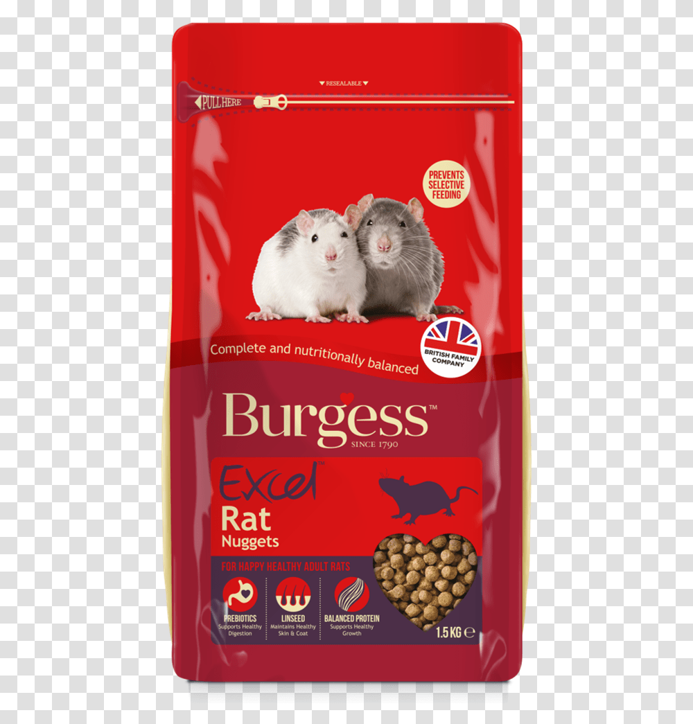Burgess Rat Food Burgess Excel Rat Nuggets, Advertisement, Poster, Flyer, Paper Transparent Png