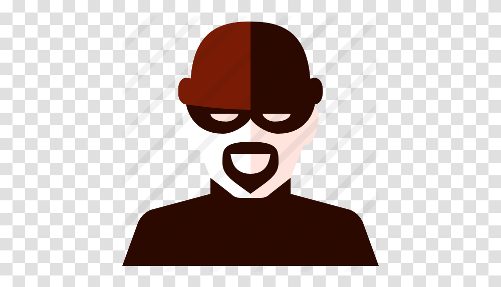 Burglar Burglar Icon, Clothing, Person, Label, Text Transparent Png