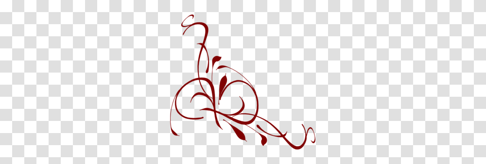 Burgundy Floral Swirl Clip Art, Flower, Plant, Blossom Transparent Png