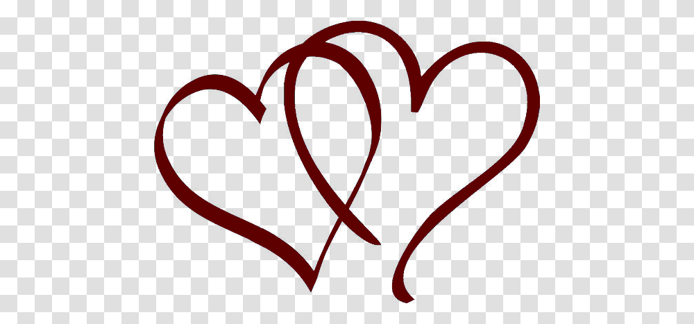 Burgundy Heart Cliparts, Plant, Bow, Maroon Transparent Png