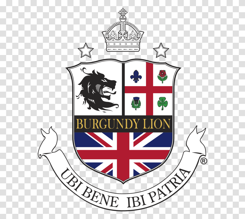 Burgundy Lion Logo Black Burgundy Lion, Armor, Emblem, Trademark Transparent Png