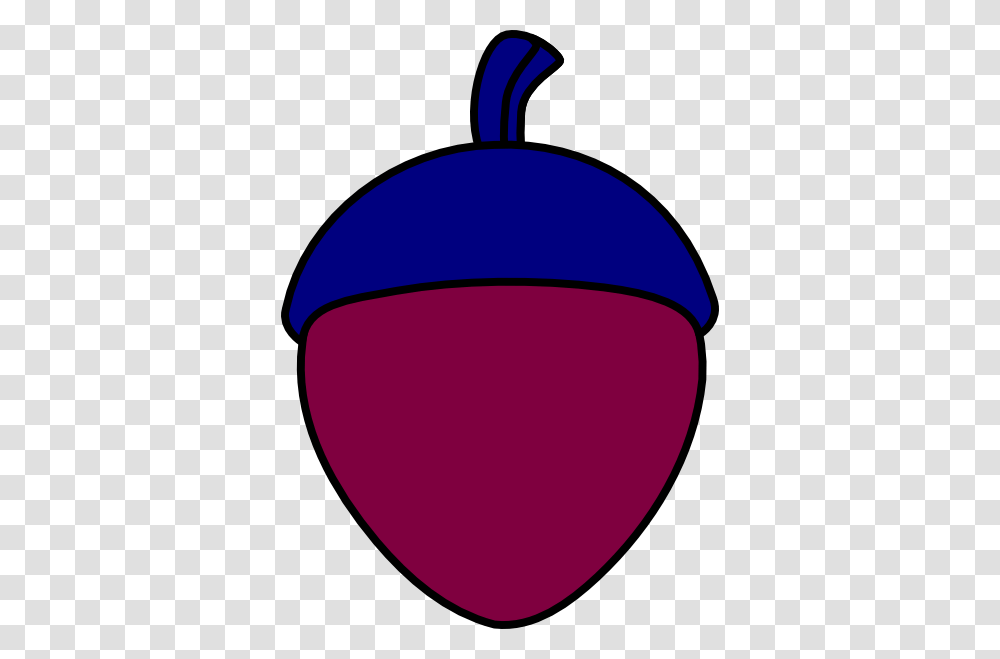Burgundy Red Acorn With Midnight Blue Cap Clip Art, Plant, Nut, Vegetable, Food Transparent Png