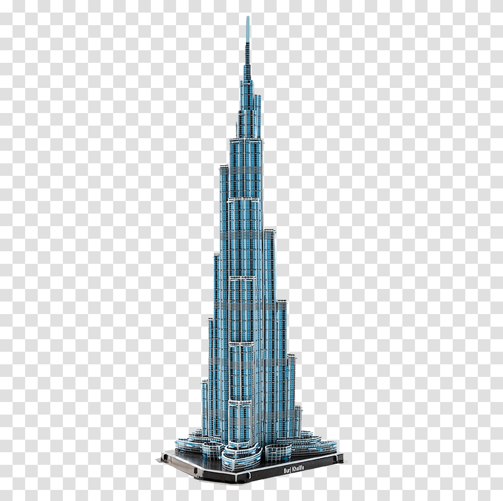 Burj Khalifa Tower, High Rise, City, Urban, Building Transparent Png