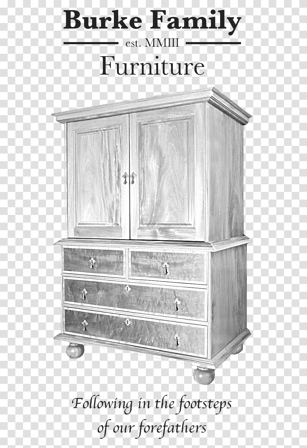 Burke Family Furniture Logo, Cupboard, Closet, Cabinet, Dresser Transparent Png