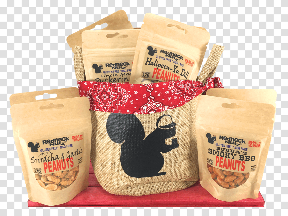 Burlap Bucket Of Nuts Transparent Png