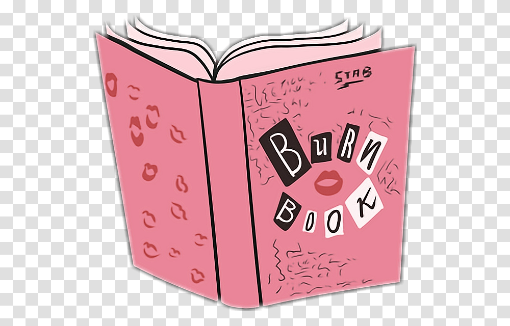 Burn Book Pink Mean Meangirls Girls Mean Girls Stickers Transparent Png