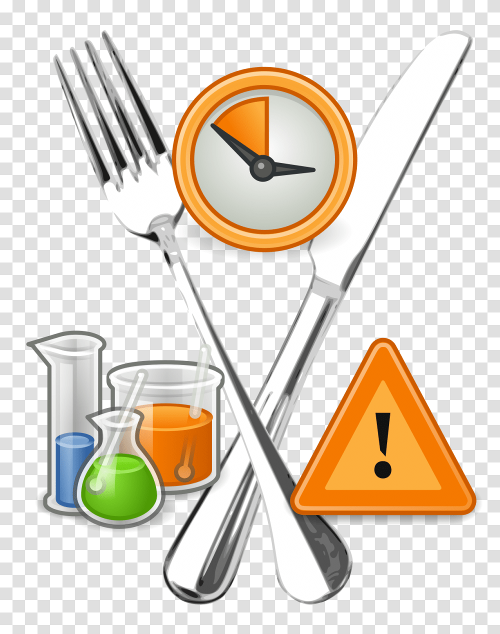 Burn Clipart Food Safety, Fork, Cutlery, Beverage, Drink Transparent Png