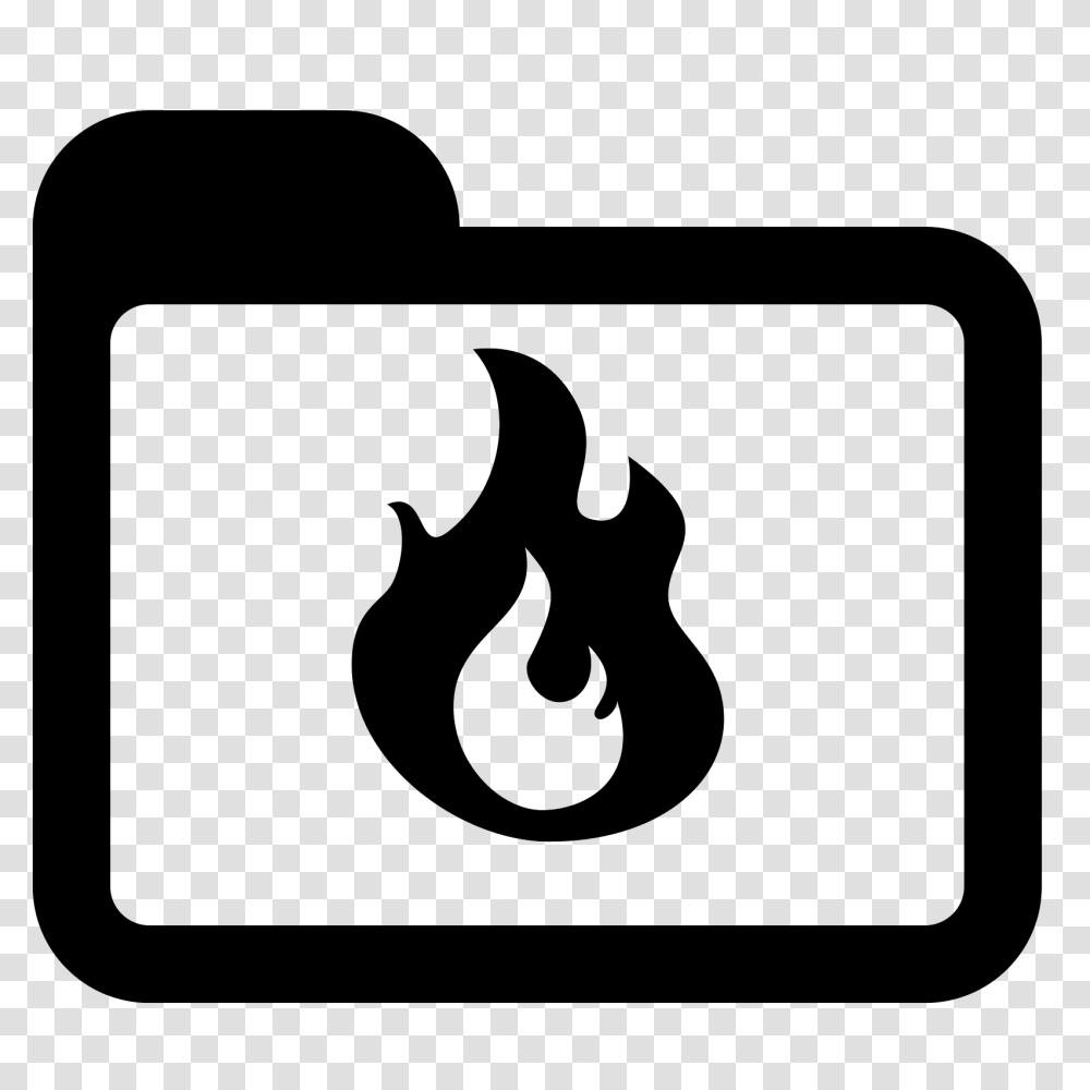 Burn Folder Icon, Gray, World Of Warcraft Transparent Png