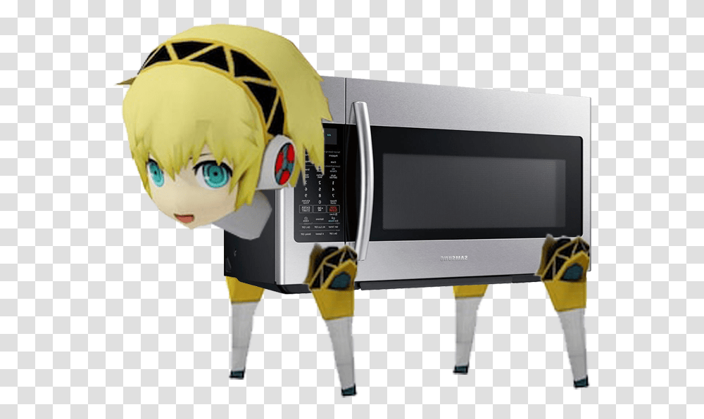 Burned Your Bread Now Get Ready To Burn Mouth Persona 3 Aigis Toaster, Appliance, Monitor, Screen, Electronics Transparent Png