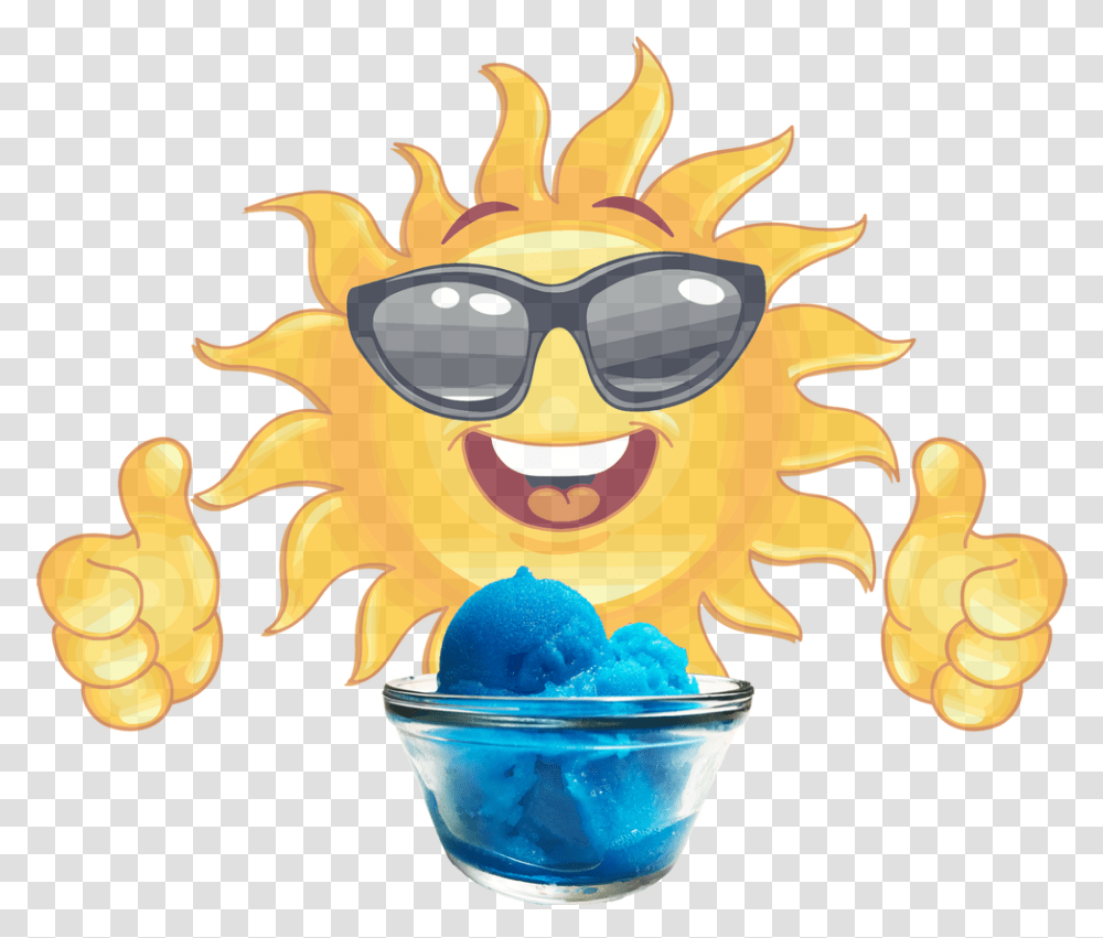 Burney Be Blessed Blueberry Smiling Sun Emoji Clipart Thumbs Up Smiley, Sunglasses, Accessories, Sweets, Food Transparent Png