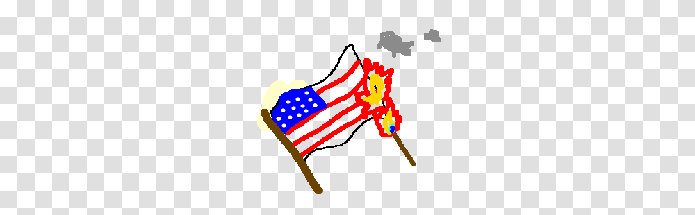 Burning American Flag Clipart, Leisure Activities, Hand, Rattle, Bagpipe Transparent Png