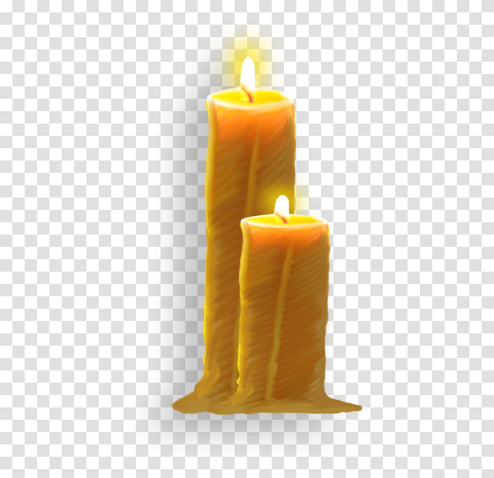 Burning Candles Melting Candle Wax, Fire, Birthday Cake, Dessert, Food Transparent Png