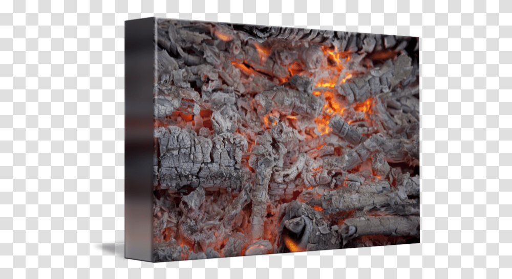 Burning Embers By Oleksandr Levin Stone Wall, Fire, Outdoors, Flame, Nature Transparent Png