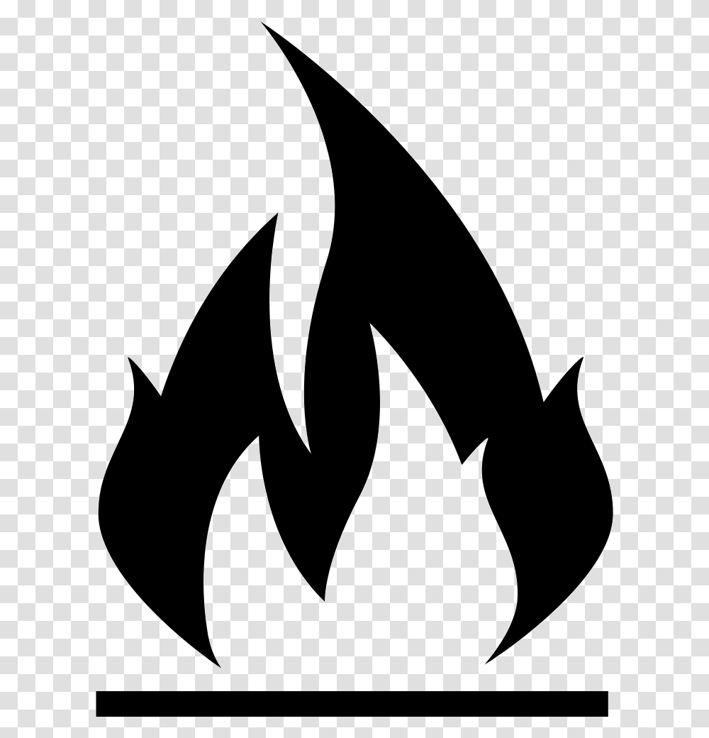 Burning Flames Fire Symbol Black And White, Stencil, Shark, Sea Life, Fish Transparent Png