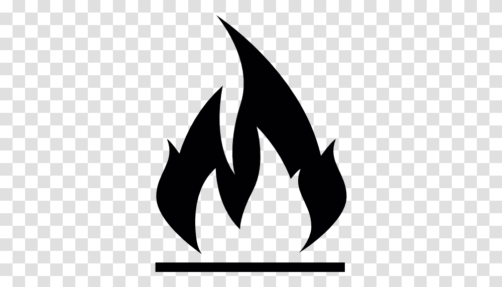Burning Flames, Stencil Transparent Png