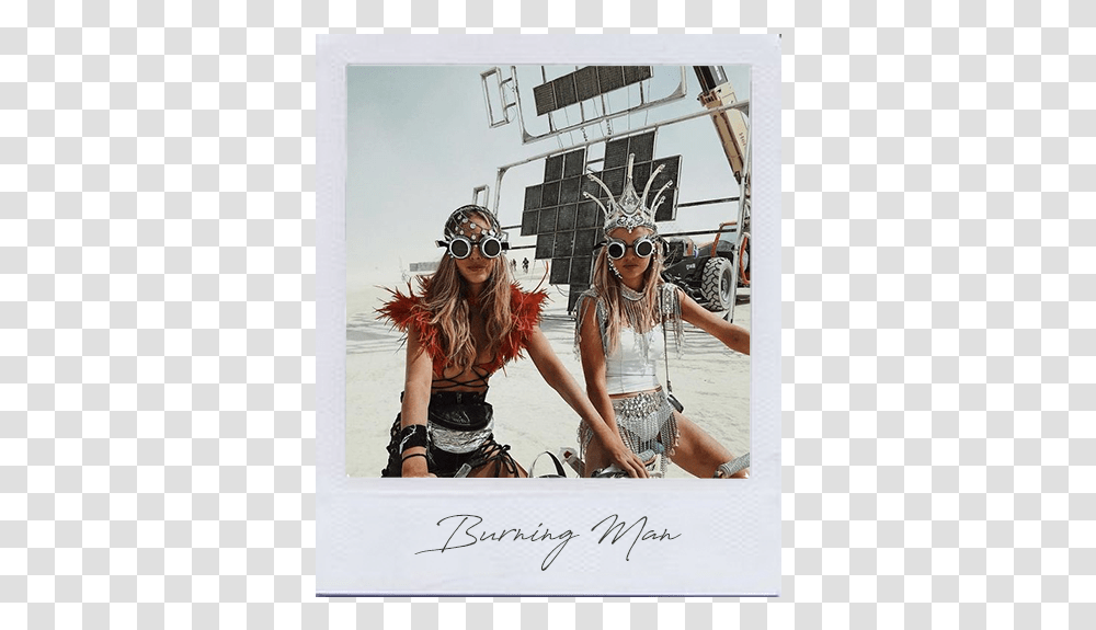 Burning Man Copy Burning Man Festival Outfits, Person, Sunglasses, Accessories Transparent Png