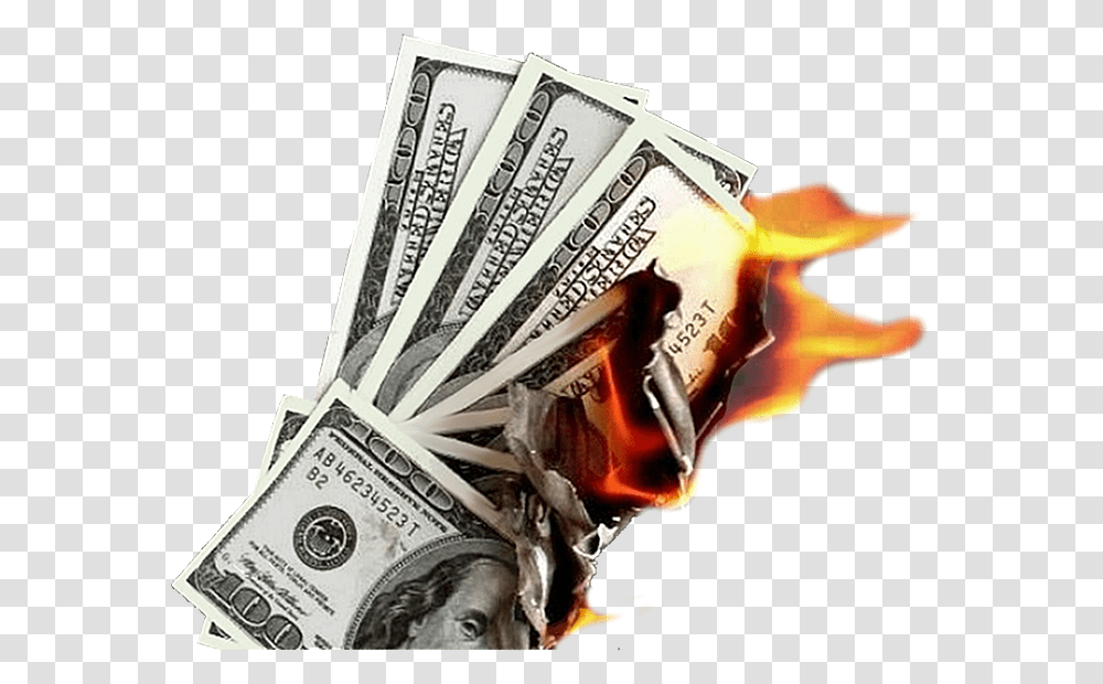 Burning Money For Free Download On Webstockreview, Dollar Transparent Png