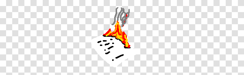 Burning Paper Drawing, Fire, Flame, Snowman, Winter Transparent Png