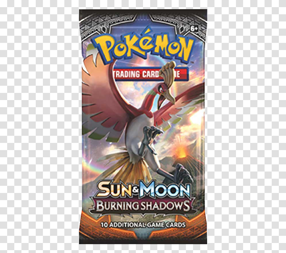 Burning Shadows Booster Pack, Poster, Advertisement, Dragon Transparent Png