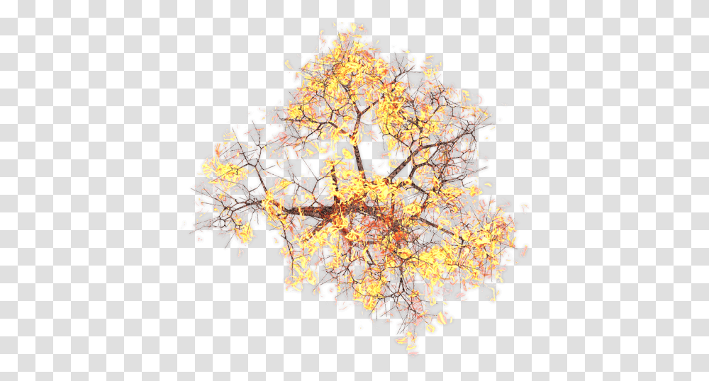 Burning Tree Autumn, Art, Pattern, Plot, Diagram Transparent Png