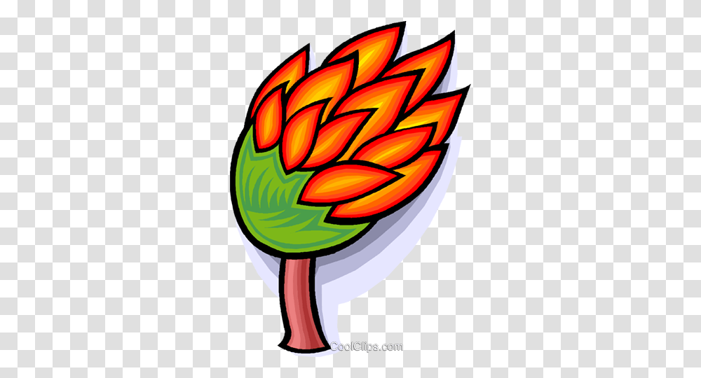 Burning Tree Destruction Of The Forests Royalty Free Vector Clip, Plant, Food, Fruit Transparent Png