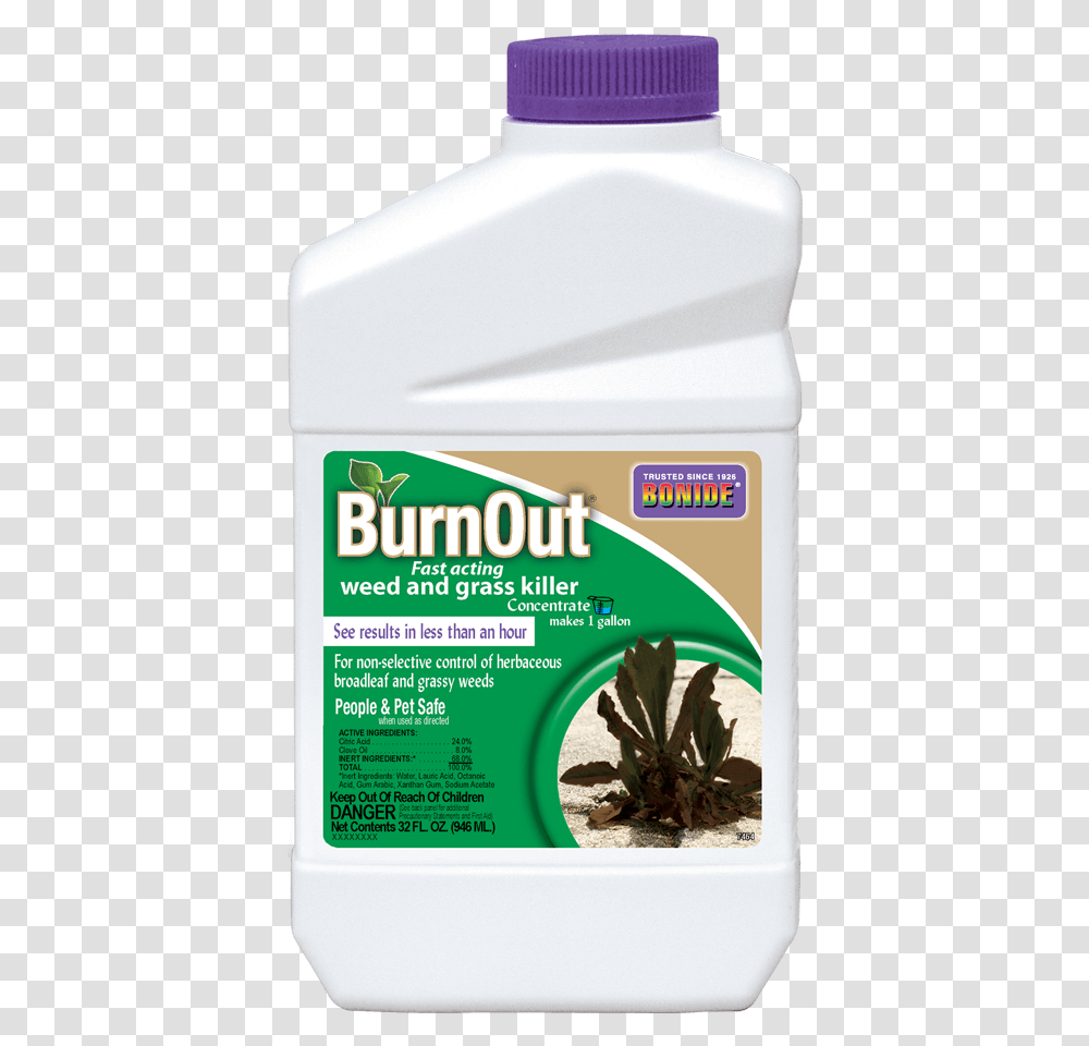 Burnout Conc Bonide Burnout, Plant, Food, Label, Tin Transparent Png