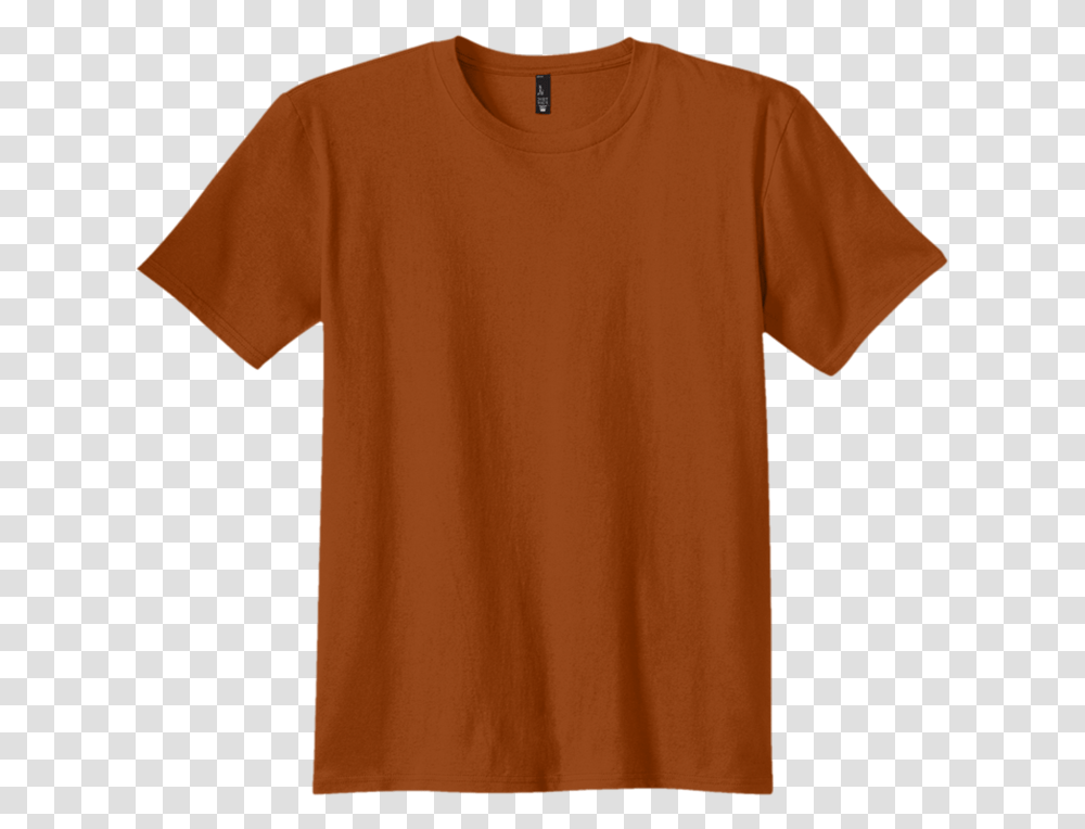Burnt Orange Brown Shirt Template, Apparel, Sleeve, T-Shirt Transparent Png