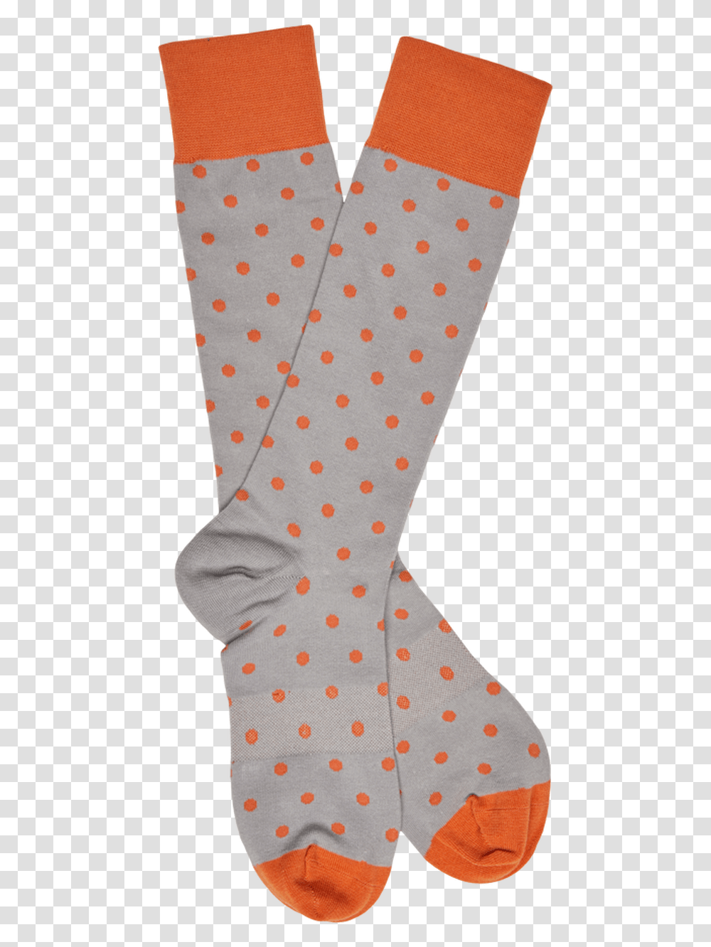 Burnt Orange Sock, Texture, Apparel, Polka Dot Transparent Png