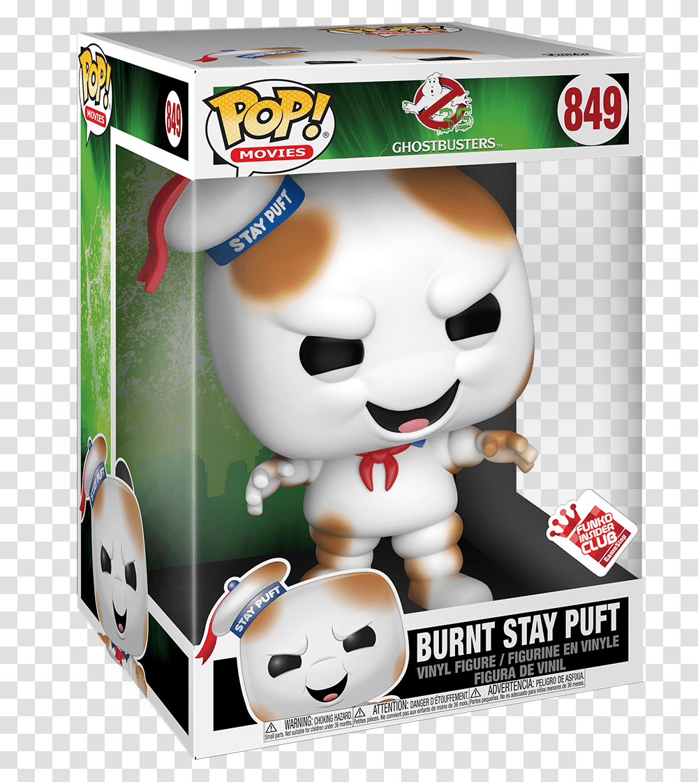 Burnt Stay Puft Funko, Toy, Label, Poster Transparent Png