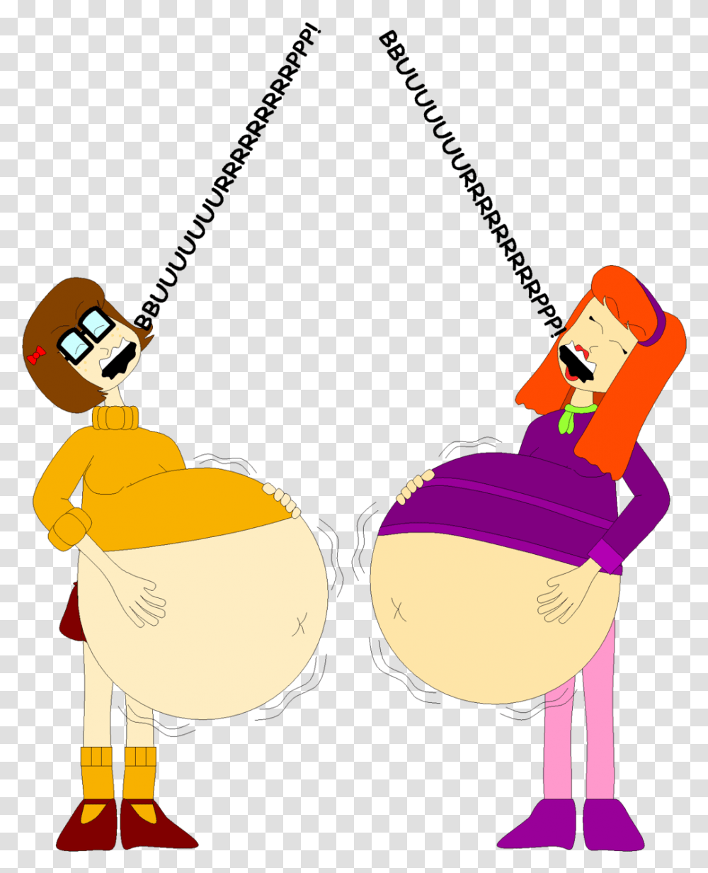 Burp Drawing Belly Velma Scooby Doo Inflation, Plant, Produce, Food, Sweets Transparent Png