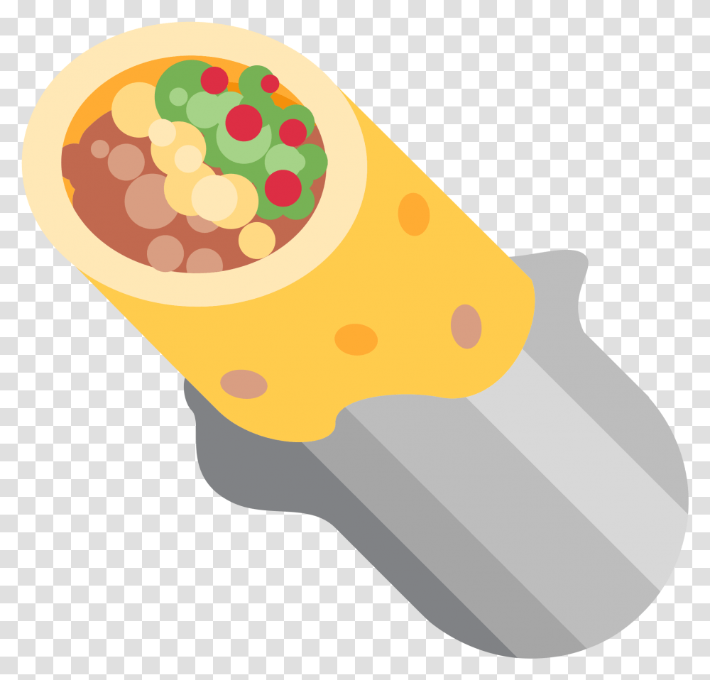 Burrito Clipart Discord Burrito Emoji, Food, Hammer, Tool, Ice Pop Transparent Png
