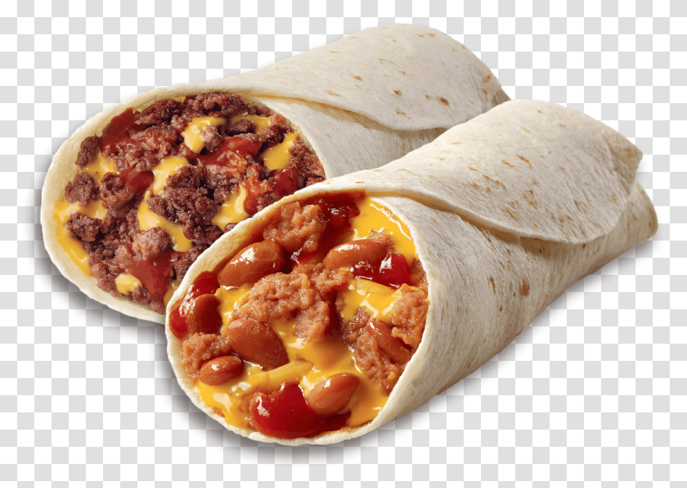 Burrito Taco Time Soft Pinto Bean Burrito, Food, Hot Dog Transparent Png