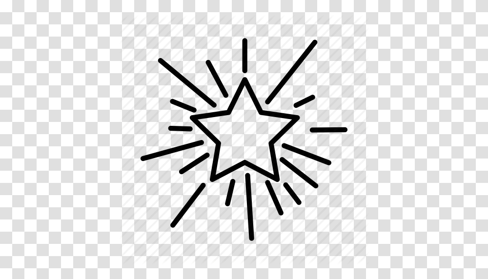 Burst Explosion Firework Sparkle Star Icon, Star Symbol Transparent Png
