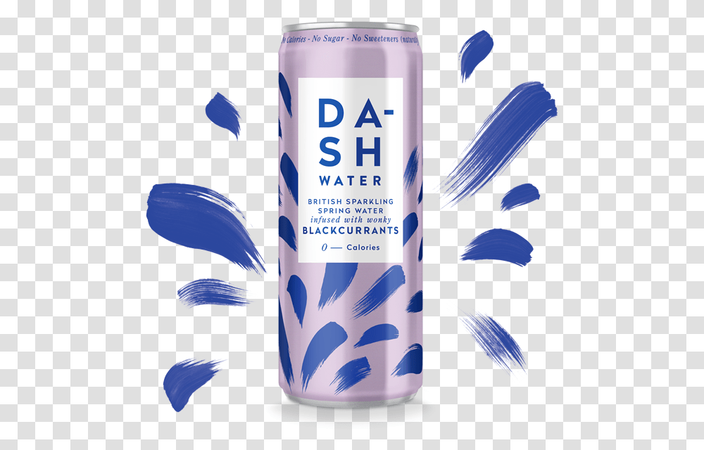 Bursting Onto The Scene Blackcurrant Dash Water New Dash Water, Can, Spray Can, Bottle, Aluminium Transparent Png