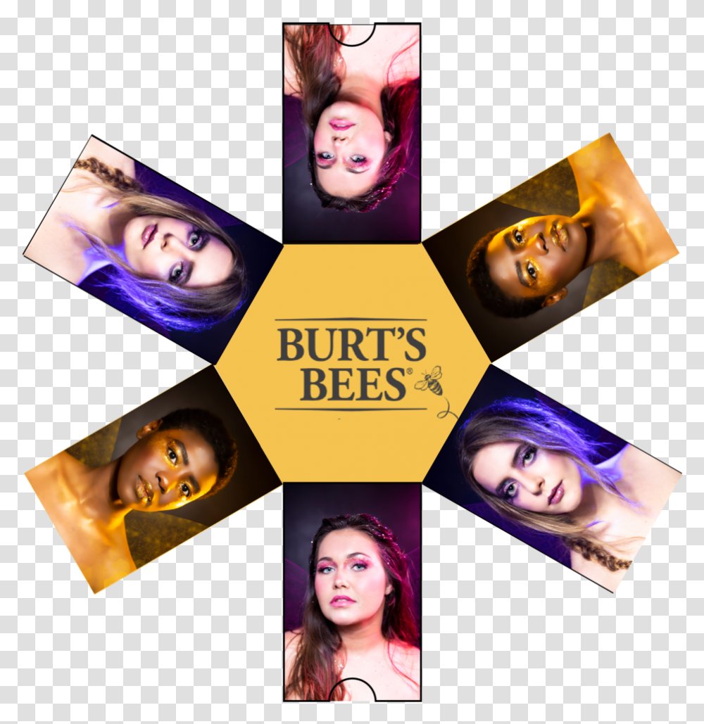 Burts Bees Fairies - Ariel Lee Creative Direction Hair Design, Person, Human, Poster, Advertisement Transparent Png