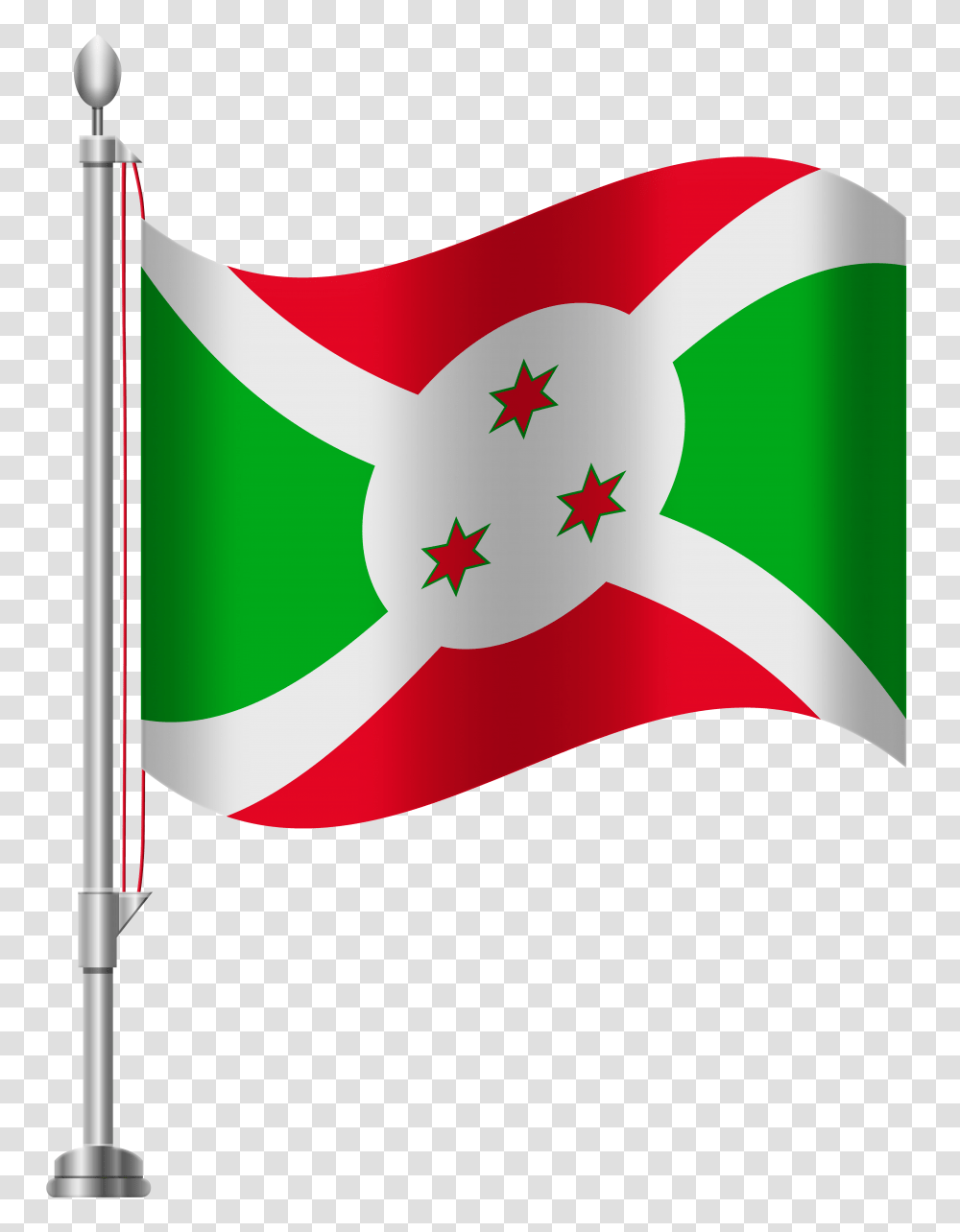 Burundi Flag Clip Art, Star Symbol, American Flag Transparent Png