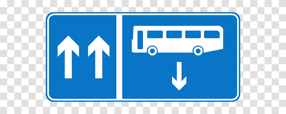 Bus Transport, Sign, Road Sign Transparent Png