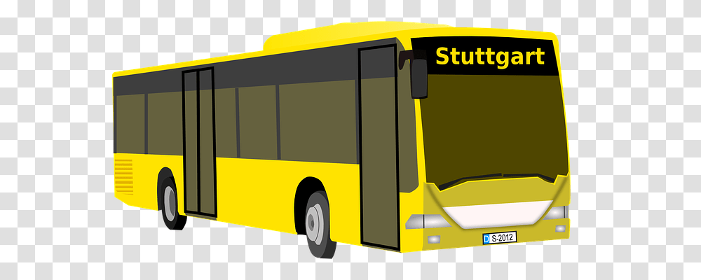 Bus Transport, Vehicle, Transportation, School Bus Transparent Png