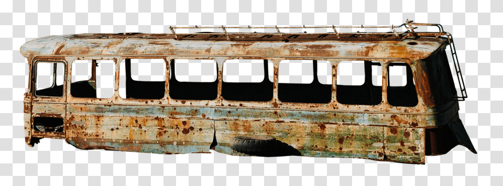 Bus Transport, Rust, Limo, Car Transparent Png