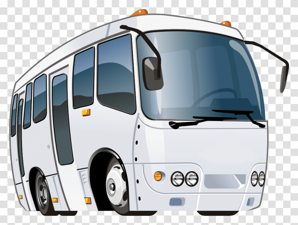 Bus Animation Cartoon Cartoon Bus, Vehicle, Transportation, Van, Wheel Transparent Png