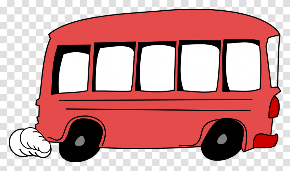 Bus Clip Art, Minibus, Van, Vehicle, Transportation Transparent Png