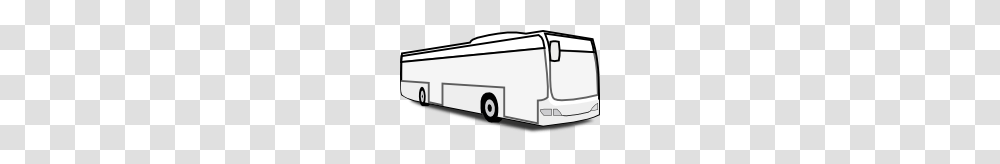 Bus Clipart Black And White, Van, Vehicle, Transportation, Caravan Transparent Png