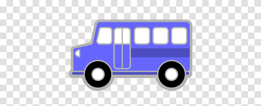 Bus Clipart Cute, Minibus, Van, Vehicle, Transportation Transparent Png
