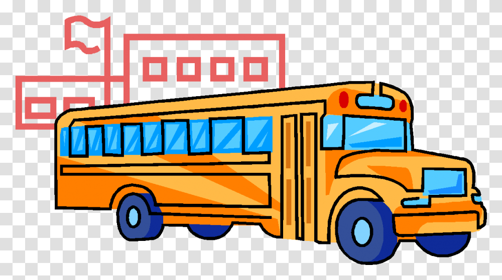 Bus Clipart Download School, School Bus, Vehicle, Transportation, Fire Truck Transparent Png