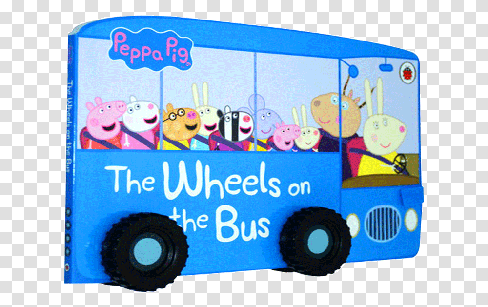 Bus De Peppa Pig, Wheel, Icing, Cream Transparent Png