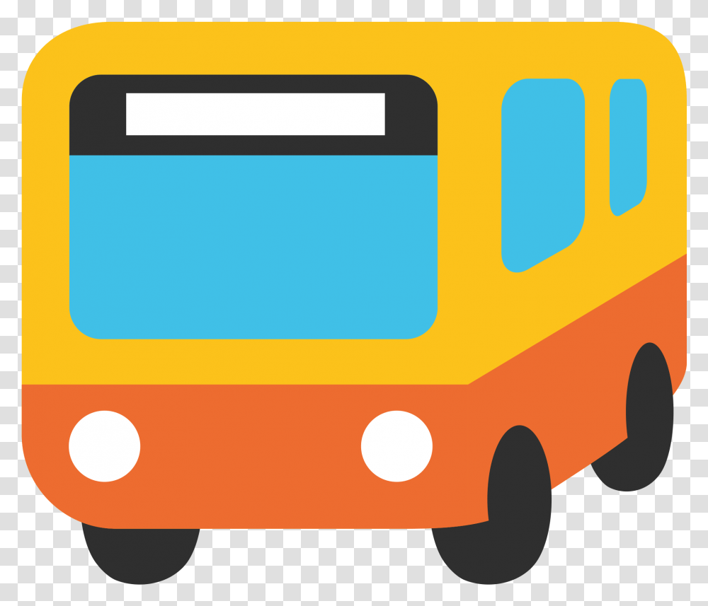 Bus Emoticon, Vehicle, Transportation, Moving Van Transparent Png