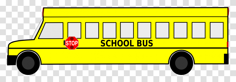 Bus Icon Clip Art Big School Bus, Label, Vehicle, Transportation Transparent Png