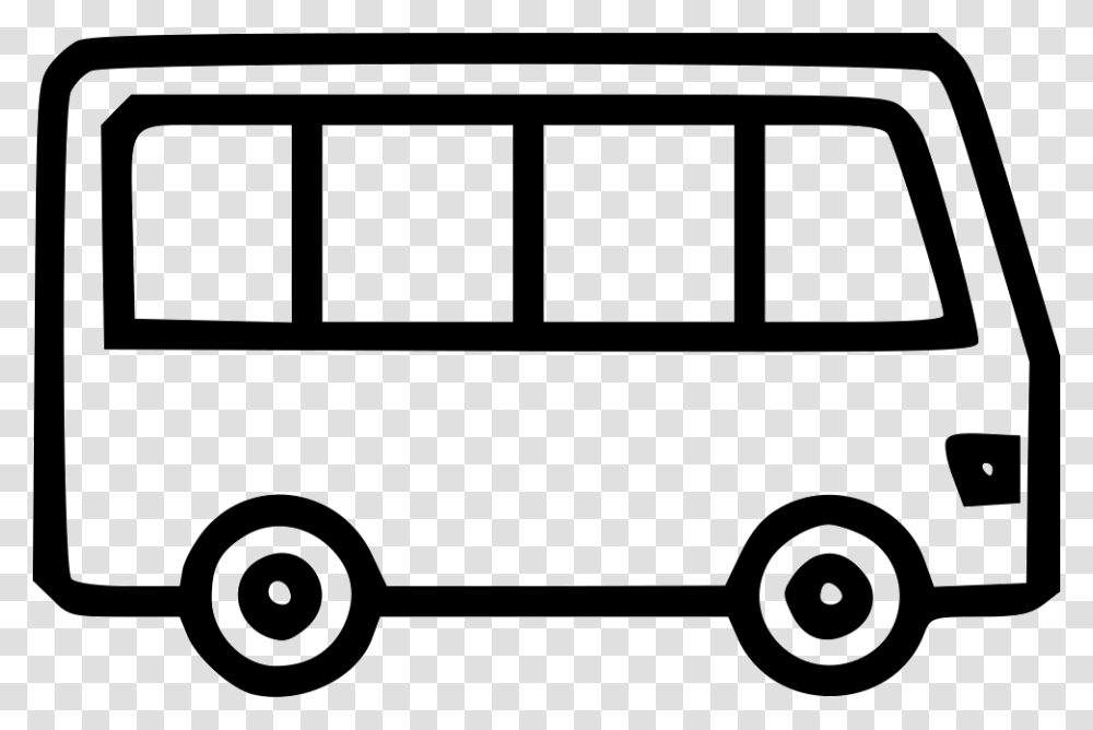 Bus Icon Free Download, Vehicle, Transportation, Van, Minibus Transparent Png