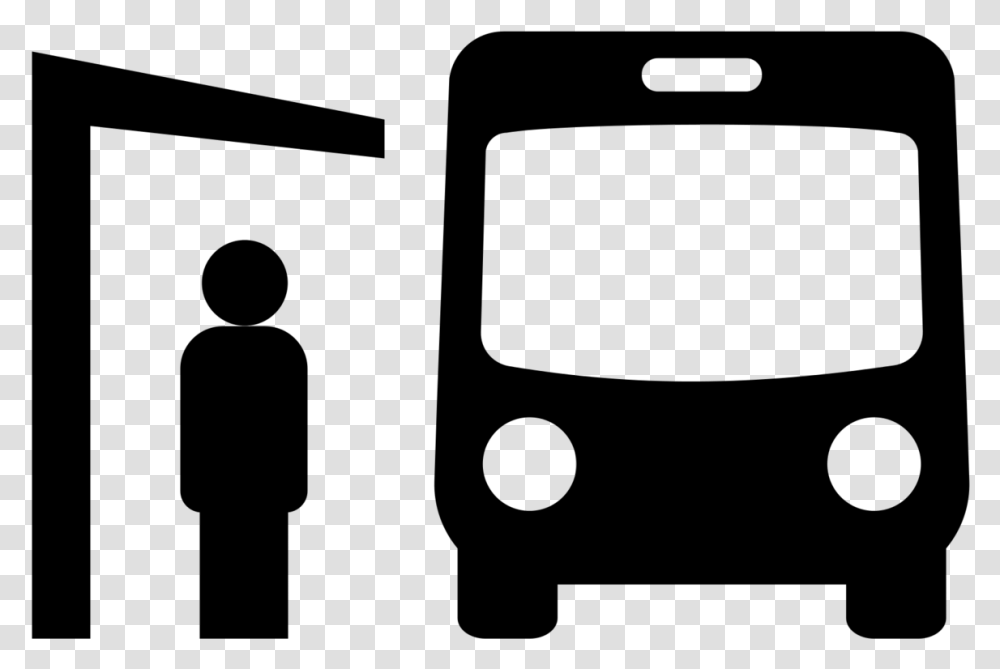 Bus Icon Symbol Clip Art Of Bus Stop, Gray, World Of Warcraft Transparent Png