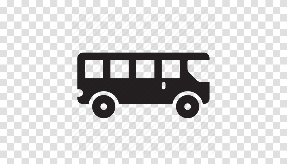 Bus Icon, Van, Vehicle, Transportation, Caravan Transparent Png